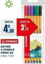 Bureau Vallée Bolígrafos stabilo oferta