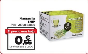 Carrefour Manzanilla SHIP oferta