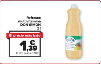 Carrefour Refresco multivitamina DON SIMÓN oferta