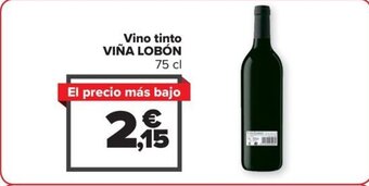 Carrefour Vino tinto VIÑA LOBÓN oferta