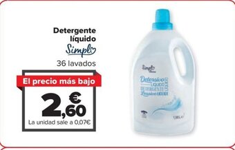 Carrefour Detergente líquido oferta