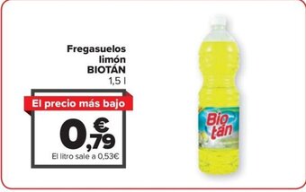Carrefour Fregasuelos limón BIOTÁN 1,51 oferta
