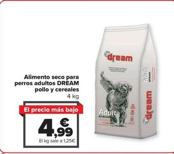 Carrefour Alimento seco para perros adultos DREAM oferta