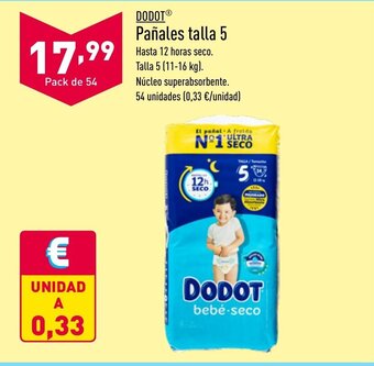 ALDI Pañales talla 5 oferta