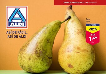 ALDI Pera A granel oferta