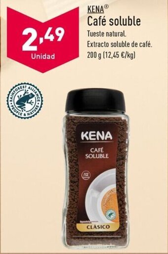 ALDI KENA Café soluble oferta