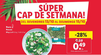 Lidl Ruca Rúcula oferta