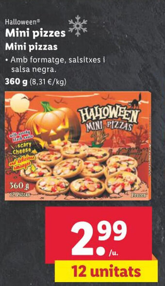 Lidl Mini pizzes Mini pizzas oferta