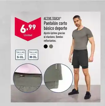 ALDI Active Touch Pantalón Corto Básico Deporte oferta