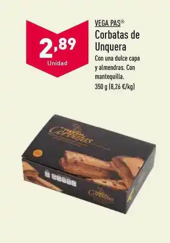 ALDI Vega Pas Corbatas De Unquera 350g oferta