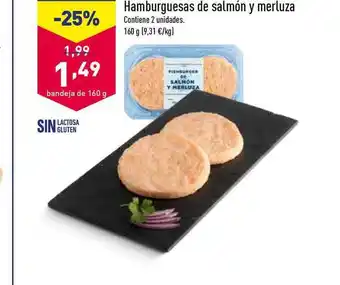 ALDI Hamburguesas De Salmón Y Merluza 160g oferta