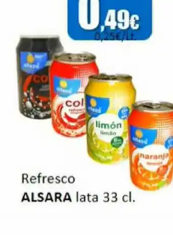 Super Alcoop Refresco Alsara 33cl oferta