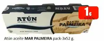 Super Alcoop Atún Aceite Mar Palmeira Pack 3 3x52g oferta