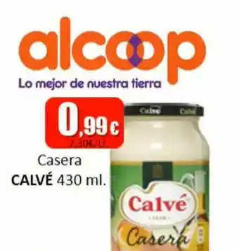Super Alcoop Casera Calvé 430ml oferta