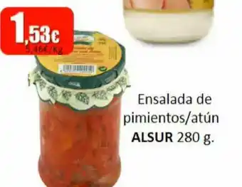 Super Alcoop Ensalada De Pimientos Atún Alsur 280g oferta