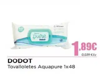 Perfumeries Facial Dodot Tovalloletes Aquapure 1 x 48 oferta