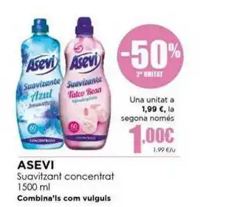 Perfumeries Facial Asevi Suavitzant Concentrat 1500ml oferta