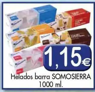 Congelados Copos Helados Barra Somosierra 1000ml oferta