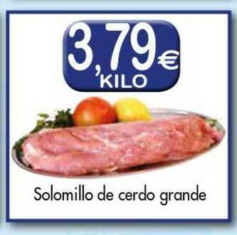 Congelados Copos Solomillo De Cerdo Grande oferta