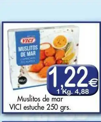 Congelados Copos Muslitos De Mar Vici Estuche 250grs oferta
