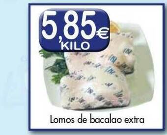 Congelados Copos Lomos De Bacalao Extra oferta