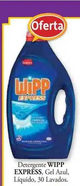 Cash Barea Detergente Wipp Express Gel Azul Líquido oferta