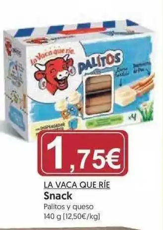 Hiper Usera Snack La Vaca Que Ríe 140g oferta