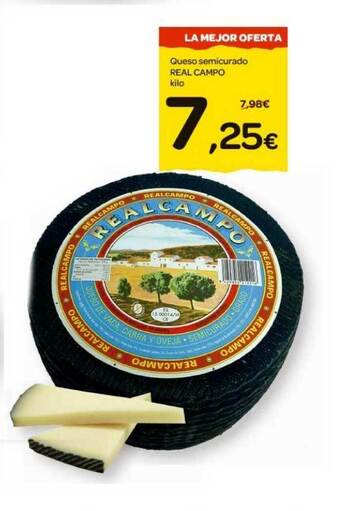 Dialprix Queso Semicurado Real Campo oferta