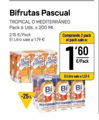 AhorraMas Bifrutas Pascual x 200ml oferta