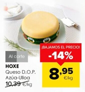 Autoservicios Familia HOXE Queso D.O.P. Azúa-Ulloa oferta