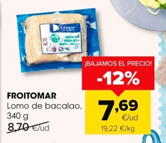 Autoservicios Familia FROITOMAR Lomo de bacalao, 340g oferta