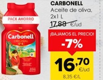 Autoservicios Familia CARBONELL Aceite de oliva oferta