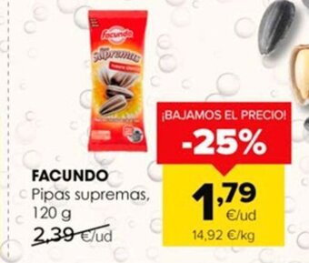 Autoservicios Familia FACUNDO Pipas supremas oferta