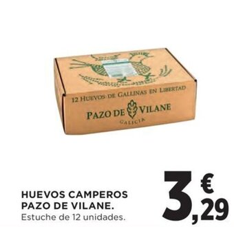 Hipercor HUEVOS CAMPEROS PAZO DE VILANE oferta