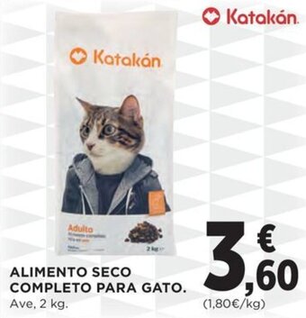 Hipercor ALIMENTO SECO COMPLETO PARA GATO oferta