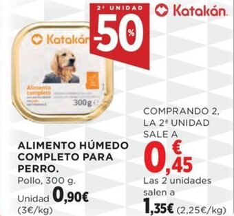 ALIMENTO HÚMEDO COMPLETO PARA PERRO