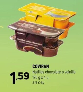 Coviran COVIRAN Natillas chocolate o vainilla oferta