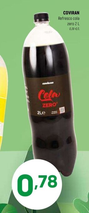 Coviran COVIRAN Refresco cola zero 2 L oferta