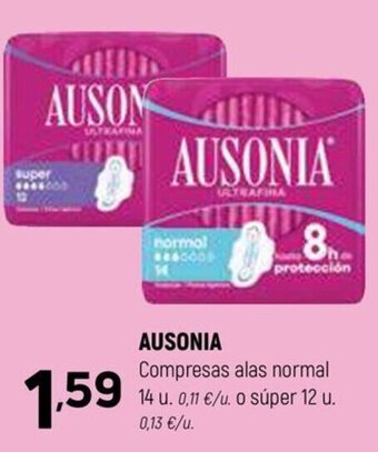 Coviran AUSONIA Compresas alas normal oferta