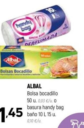 Coviran ALBAL Bolsa bocadillo oferta