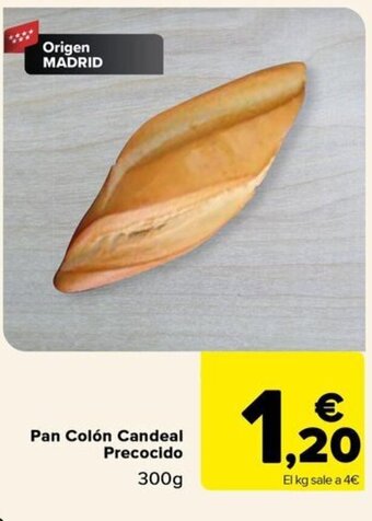 Carrefour Pan Colón Candeal Precocido oferta