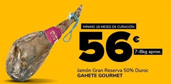 Supeco Jamón Gran Reserva 50% Duroc GAHETE GOURMET oferta