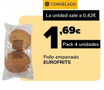 Supeco Pollo empanado EUROFRITS oferta