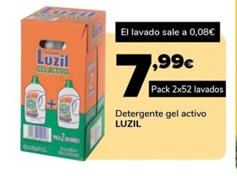 Supeco Detergente gel activo LUZIL oferta