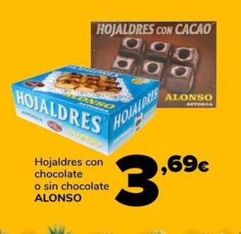 Hojaldres con chocolate o sin chocolate ALONSO