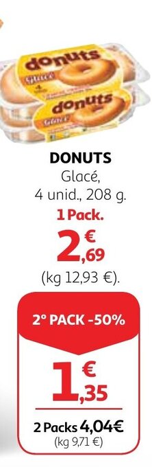 Alcampo DONUTS Glacé, oferta
