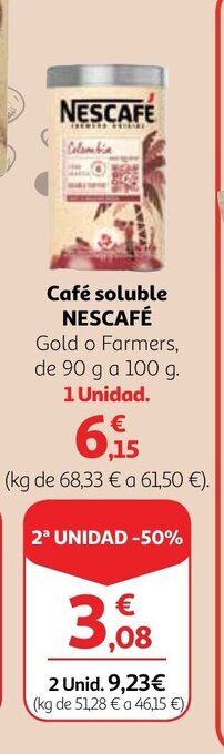 Alcampo Café soluble NESCAFÉ oferta