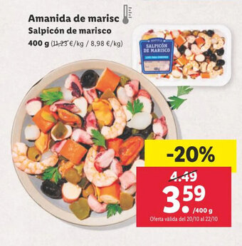Lidl Amanida de marisc Salpicón de marisco oferta