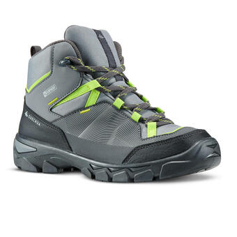 Decathlon Botas de montaña y trekking impermeables niños 35 a 38 quechua mh120 mid oferta