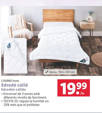 Lidl LIVARNO home Edredó càlid Edredón cálido oferta